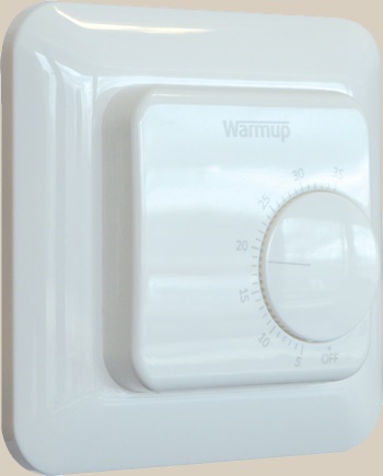 manual thermostat central heating and underfloor heating